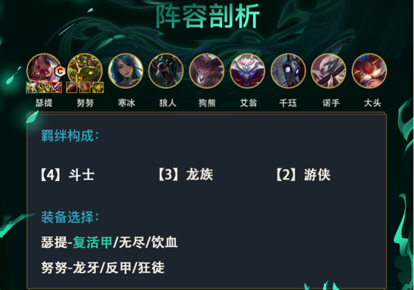 云顶s5瑟提装备怎么给 龙拳瑟提出装攻略